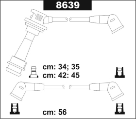 Przewody zapłonowe 8639