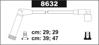 Przewody zapłonowe 8632