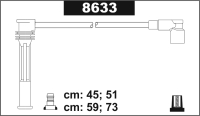 Przewody zapłonowe 8633 