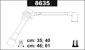 Przewody zapłonowe 8635