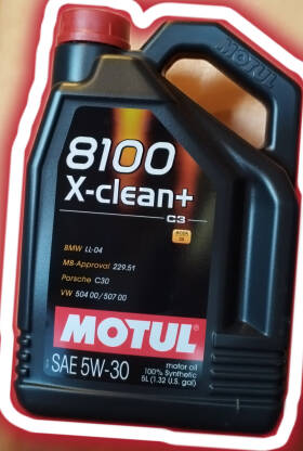 Motul 8100 x-clean + 5w30 5L