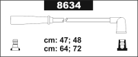 Przewody zapłonowe 8634