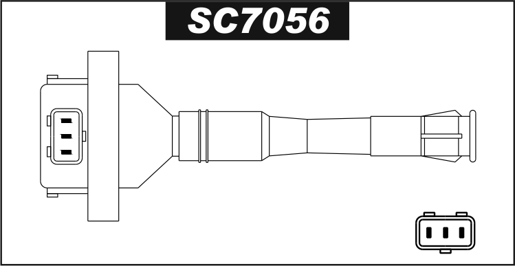 Cewka zapłonowa SC7056 BMW SERIES 3 , 5, 7, 8 , Z3