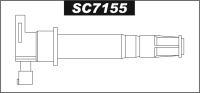 Cewka zapłonowa SC7155 KIA Carnival I