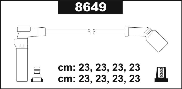 Przewody zapłonowe 8649 
