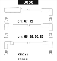 Przewody zapłonowe 8650